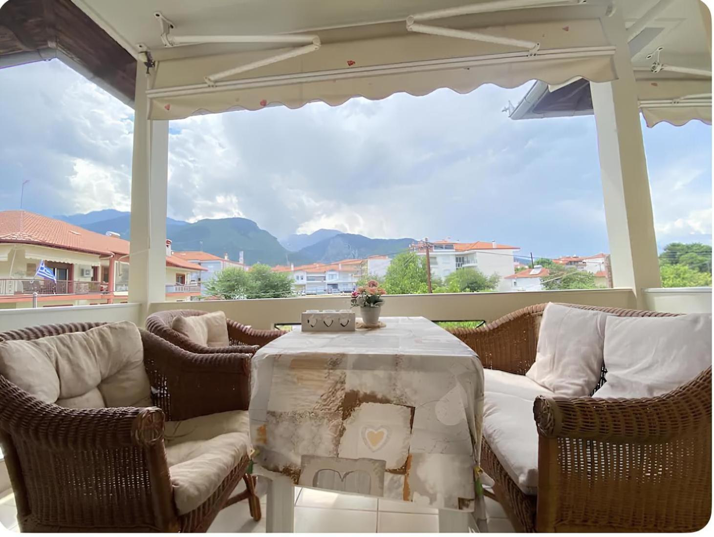 Στη Γοητεία Του Ολύμπου Appartement Litóchoron Buitenkant foto